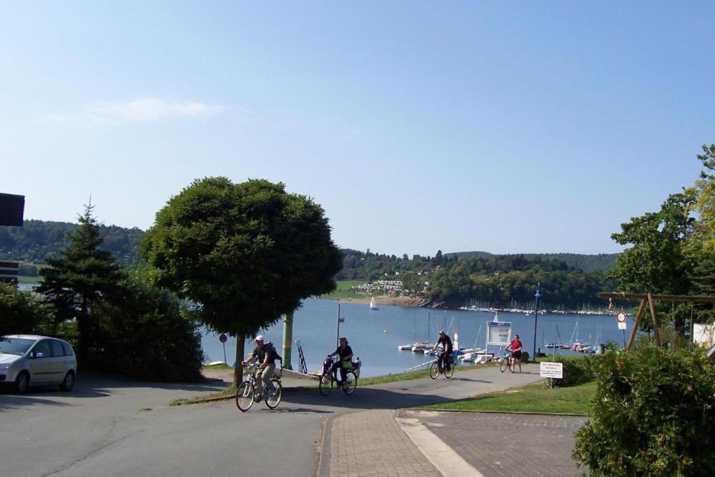 Seeblick Geniessen In Schoener Fewo Am Edersee Scheid  Exteriér fotografie