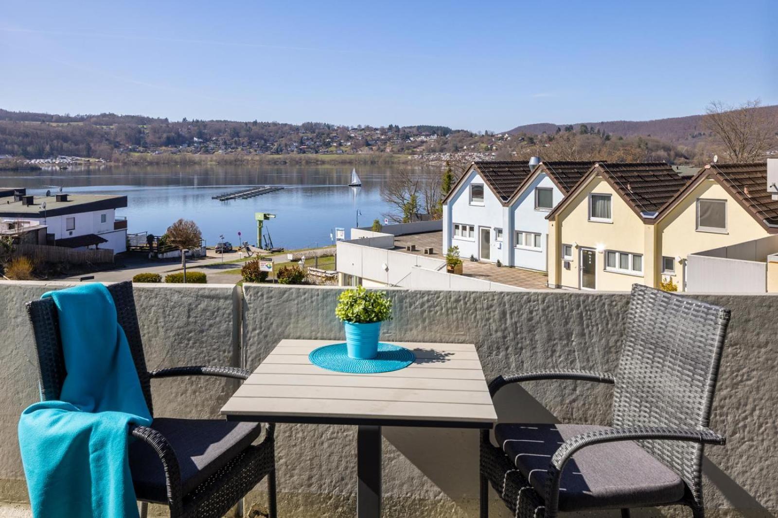 Seeblick Geniessen In Schoener Fewo Am Edersee Scheid  Exteriér fotografie